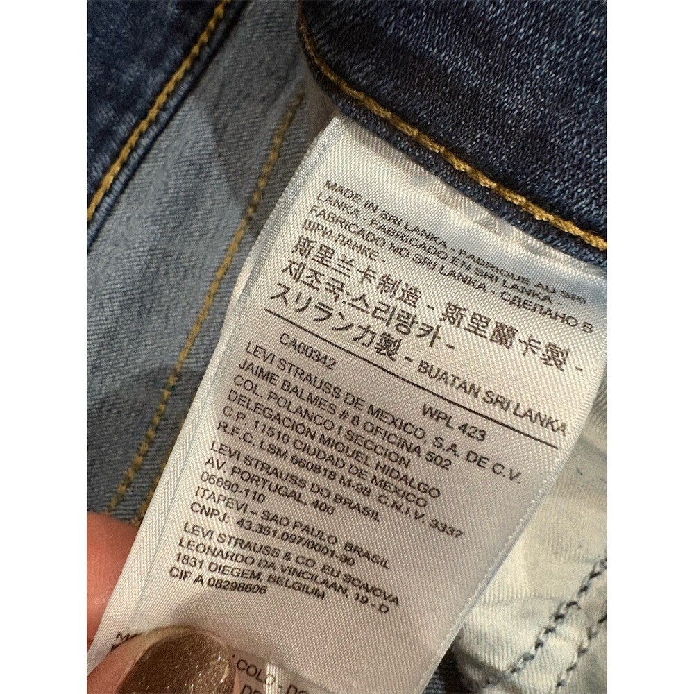 Levi's 311 Shaping Skinny Jeans Womens Size 33 Dark Wash Blue Stretch - Picture 8 of 8